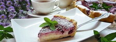 вишневый тарт с лаймом и заварным кремом. Шаг 16