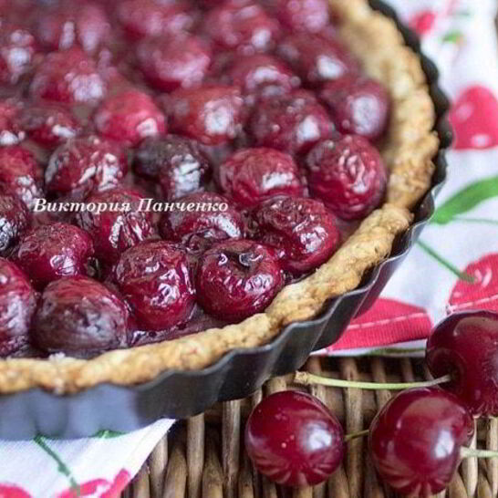 Рецепт вишневый тарт