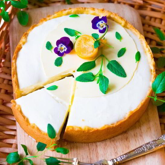 Рецепт яблочный тарт с воздушным кремом