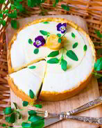 Яблочный тарт с воздушным кремом