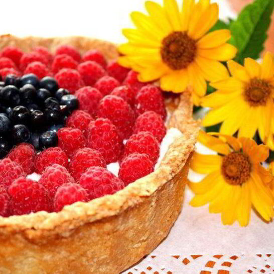 Рецепт ягодная тартинка