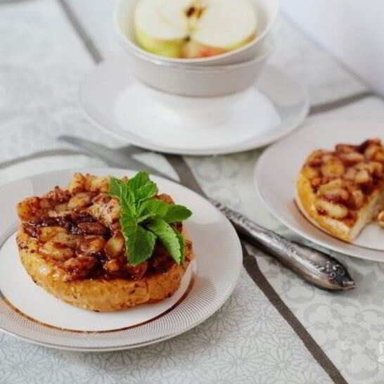 Рецепт французские тосты с яблоками