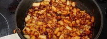 французские тосты с яблоками. Шаг 3