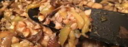 вешенки с баклажанами. Шаг 3