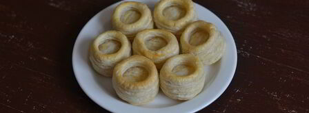 волованы с красной икрой. Шаг 5