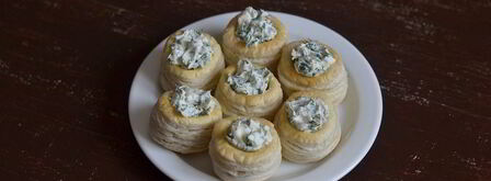 волованы с красной икрой. Шаг 7