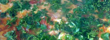 яичница с помидорами и сыром. Шаг 4