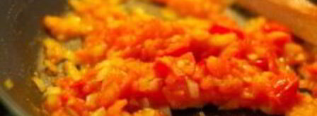 яичница с помидорами. Шаг 3