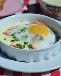 Яичница в микроволновке