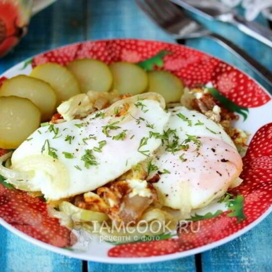 Рецепт яичница в мультиварке