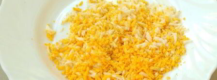 закуска из баклажанов с яйцом. Шаг 4