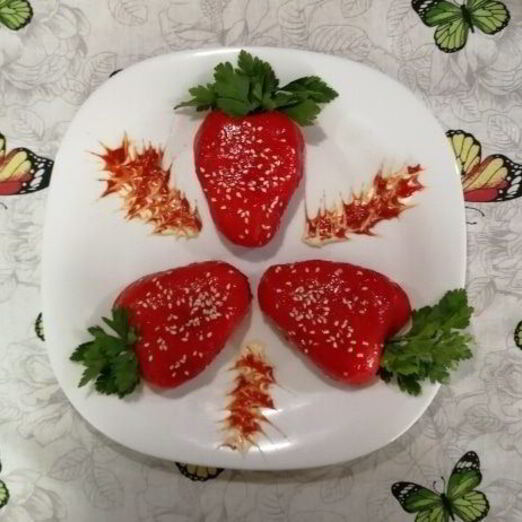 Закуска из зеленого горошка и сельди