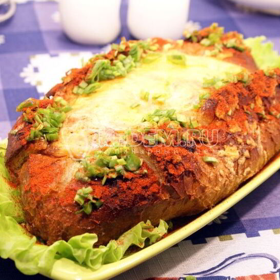 Рецепт запеченный багет