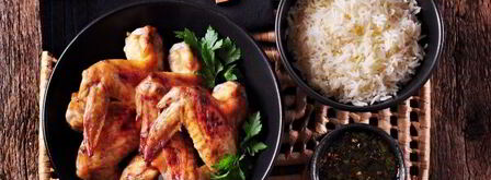 запеченные куриные крылышки, маринованные в наршарабе. Шаг 9