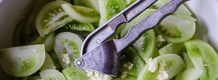 зеленые помидоры по-корейски. Шаг 4