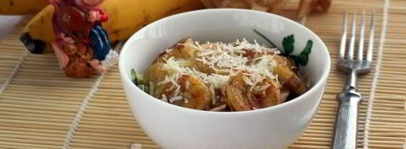 жареные бананы с сыром. Шаг 9