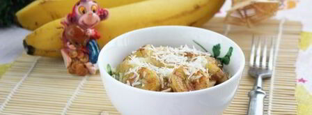 жареные бананы с сыром. Шаг 10