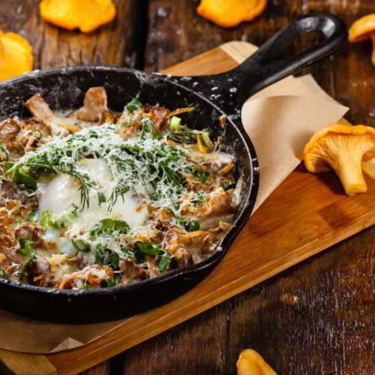 Рецепт жульен из лисичек